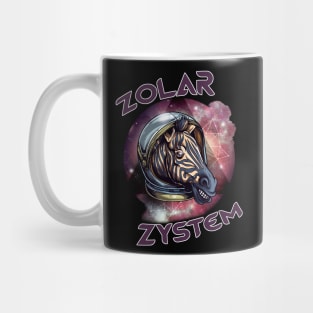 Zolar Zystem Zebra Astronaut Novelty Cute Funny Humor Premium Mug